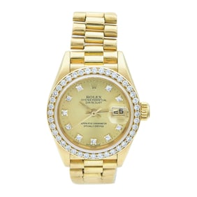 Rolex Datejust 18K Yellow Gold Watch Ref. 69138, circa 1986