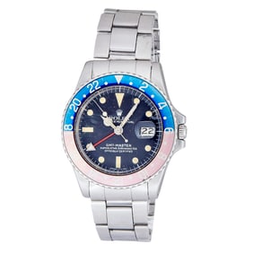 Rolex GMT Master Stainless Steel Watch Ref. 1675, circa 1972