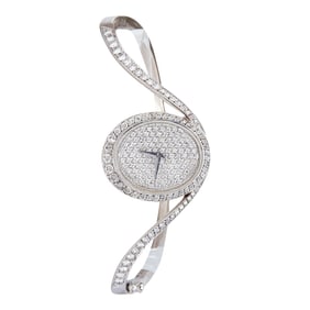 Chopard 18K White Gold Diamond Watch Ref. 50451, circa 2000