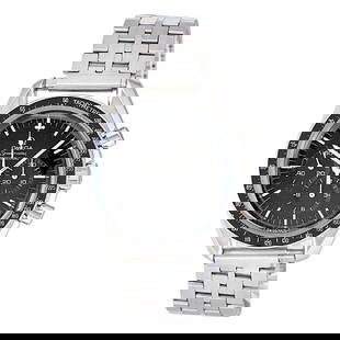 Omega Speedmaster Stainless Steel Watch Ref. 145.012.67, circa  1968: BRAND: Omega; STYLE: Speedmaster; REF. #: 145.012.67; CONDITION: Pre-owned, Very Good; YEAR: Circa 1968; ADDITIONAL COMMENTS: May have been serviced in the past several years, Dial with debris, Scratc