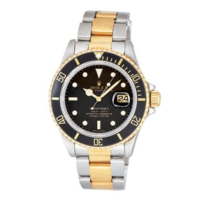 Rolex Submariner 18K Yellow Gold/SS Watch Ref. 16613, circa 1990