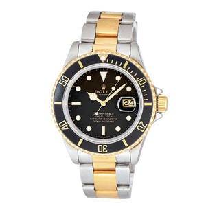 Rolex Submariner 18K Yellow Gold/SS Watch Ref. 16613, circa  1990