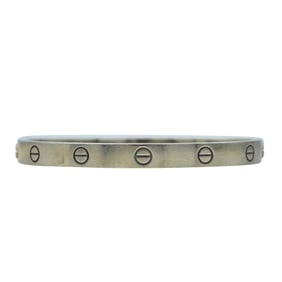 Cartier Love 18K White Gold Bangle Bracelet