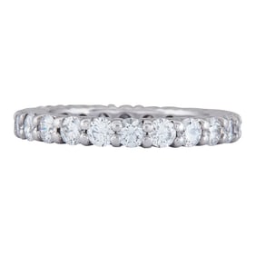 Platinum Diamond Eternity Band Ring