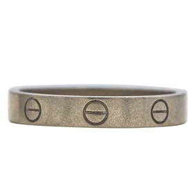 Cartier Love 18K White Gold Band Ring