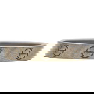 Cartier Love 18K White Gold Band Ring: BRAND: Cartier; COLLECTION: Love; METAL: 18K White Gold; STAMPED: Cartier, 58, numbered AU750, maker's mark; CONDITION: Pre-owned, Good; ITEM WEIGHT (GRAMS): 3.8 g; MEASUREMENTS: US Size 8 1/4, Cartie