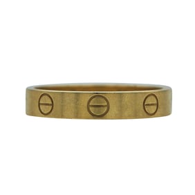 Cartier Love 18K Yellow Gold Band Ring