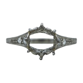 Platinum Diamond 8 Prong Engagement Ring Setting