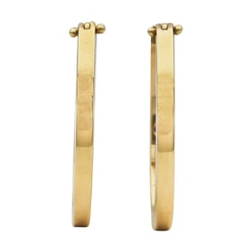 Roberto Coin 18K Yellow Gold Hoop Earrings