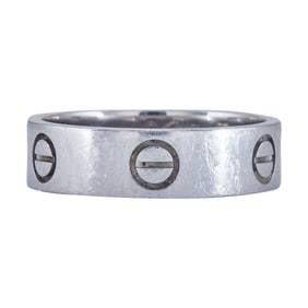 Cartier Love Platinum Band Ring