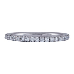 Platinum Diamond Eternity Band Ring