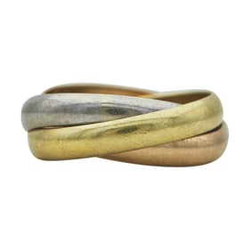 Cartier Trinity 18K Tri-Color Gold Ring