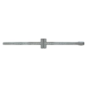 Tiffany & Co. Tiffany T 18K White Gold Diamond Hinged Bangle Bracelet
