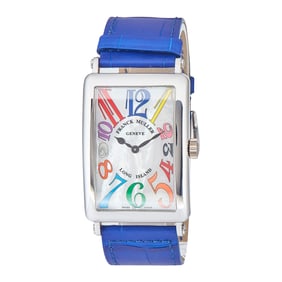 Franck Muller Long Island Stainless Steel Watch Ref. 1002QZCOLDRMMOP, circa 2017