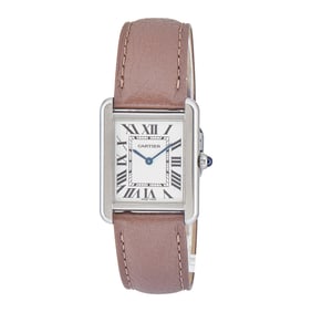 Cartier Tank Solo Stainless Steel Watch Ref. W1018255 / 2716, circa  2008