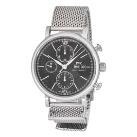 IWC Portofino Chronograph Stainless Steel Watch Ref. IW391030, circa 2020