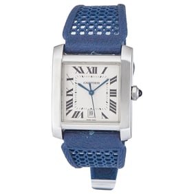 Cartier Tank Francaise Stainless Steel Watch Ref. W5101755 / 2564, circa  2012