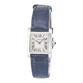 Cartier Tank Francaise 18K White Gold Watch Ref. W5001256 / 2403, circa 2000