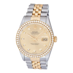 Rolex Datejust 18K Yellow Gold/SS Watch Ref. 16233, circa  1995