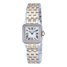 Cartier Santos Demoiselle 18K Yellow Gold and Stainless Steel Watch Ref. W25066Z6 / 2698, circa