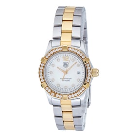 Tag Heuer Aqua Racer 18K Yellow Gold/SS Watch Ref. WAF1450, circa  2008