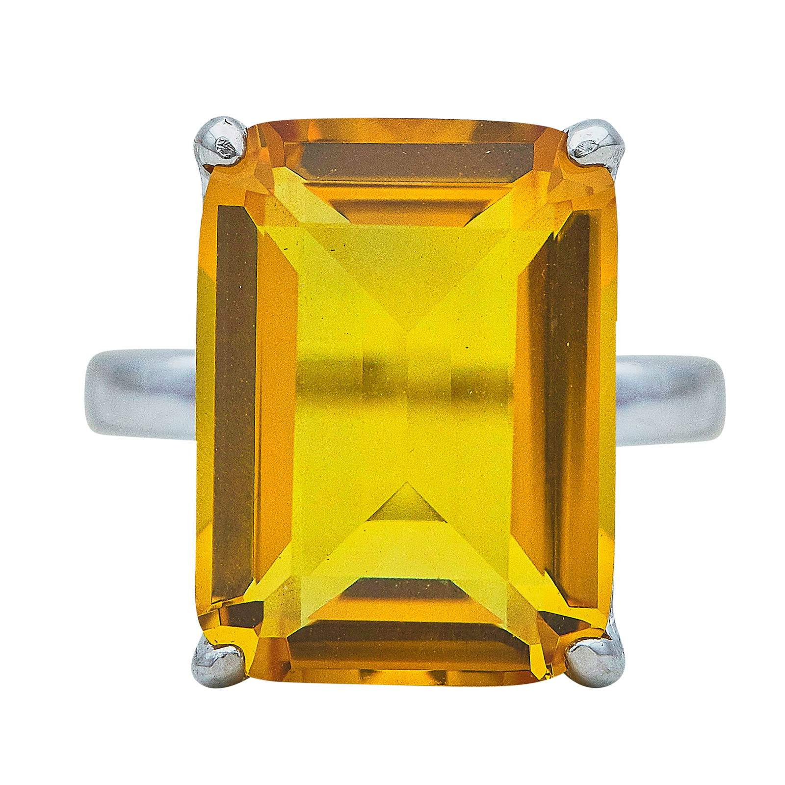Tiffany & Co. Sparkler Sterling Silver Citrine Ring (1 of 5)