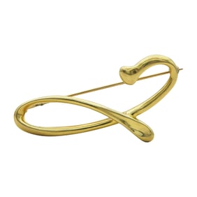 1983 Tiffany & Co. Peretti Initial C 18K Yellow Gold Brooch Pin