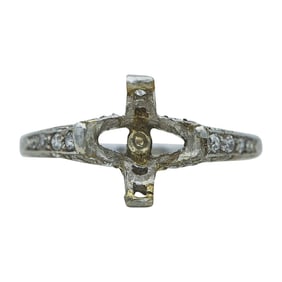 Platinum Diamond Engagement Ring Setting