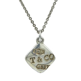 Tiffany & Co. 1837 Sterling Silver Pendant Necklace