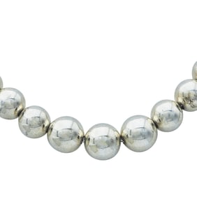 Tiffany & Co. HardWear Sterling Silver Graduated Ball Necklace