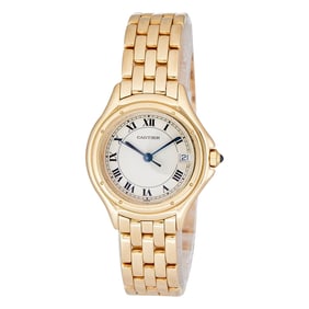 Cartier Cougar 18K Yellow Gold Watch Ref. W25012,  1992