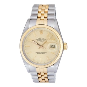 Rolex DateJust 36 18K Yellow Gold/SS Watch Ref. 16013, circa  1987