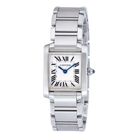 Cartier Tank Française Stainless Steel Watch Ref. W51008Q3 / 2384, circa  2016