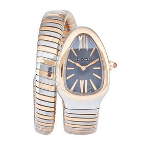 Bvlgari Bulgari Serpenti Tubogas 18K Rose Gold/SS Watch Ref. SP35SPG, circa  2024