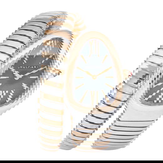 Bvlgari Bulgari Serpenti Tubogas 18K Rose Gold/SS Watch Ref. SP35SPG, circa  2024