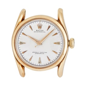 Rolex Oyster Perpetual 14K Yellow Gold Watch Head, circa  1952