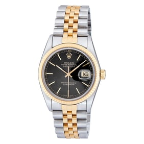 Rolex Datejust 18K Yellow Gold/SS Watch Ref. 16013, circa  1987