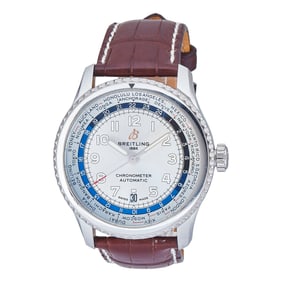 Breitling Navitimer Chronomatic Stainless Steel Watch Ref. AB3521, circa  2023
