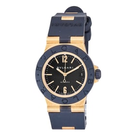 Bvlgari Bulgari Diagono 18K Rose Gold Watch Ref. AL32G, circa  2000