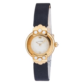 Cartier Colisee 18K Yellow Gold Diamond Watch Ref. WB107531 / 1989, circa 1999