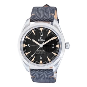 Omega Railmaster Stainless Steel Watch Ref. 22012402001001, circa  2009