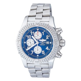 Breitling Super Avenger Stainless Steel Watch Ref. A13370, circa  2009