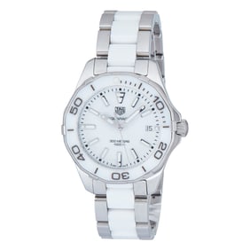 Tag Heuer Aqua Racer Ceramic and Stainless Steel Watch Ref. WAY131B, circa  2020
