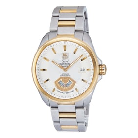 Tag Heuer Grand Carrera 18K Yellow Gold/SS Watch Ref. WAV515B, circa  2010