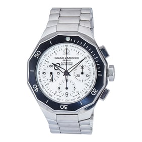 Baume & Mercier Riviera Stainless Steel Watch Ref. 65599, circa  2010