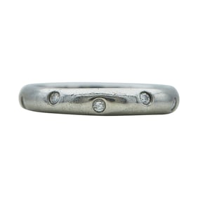 Tiffany & Co. Etoile Platinum Diamond Band Ring