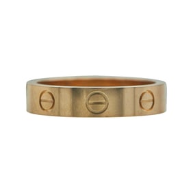 Cartier Love 18K Rose Gold Diamond Band Ring