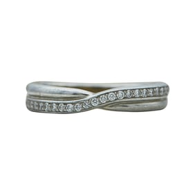 Harry Winston Tryst Pavé Diamond Wedding Band Ring