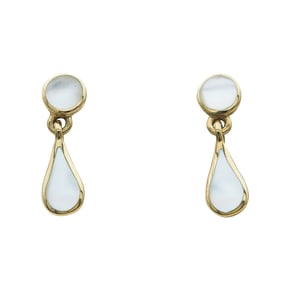 Kabana 14K Yellow Gold Mother-of-Pearl Dangle Drop Earrings