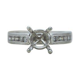 Platinum Diamond Engagement Ring Setting